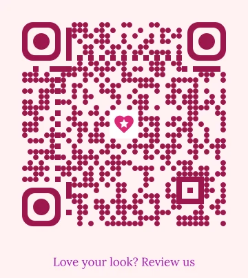 Beauty Rose Google review QR code template