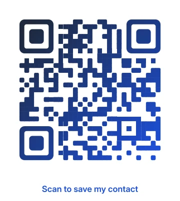 Navy Card vCard QR code template